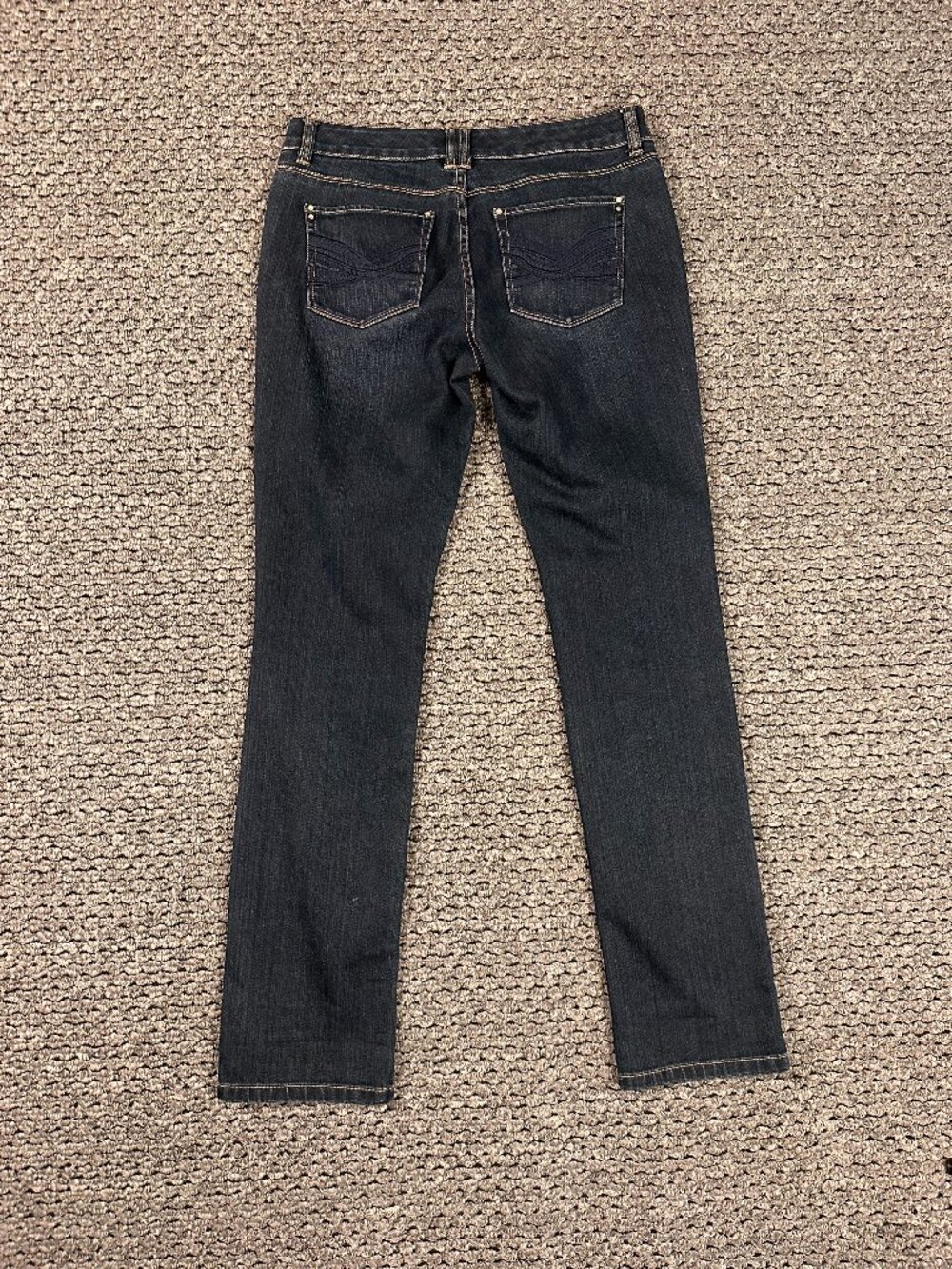 White House Black Market Blanc Jeans Women’s 4R Slim Leg Dark Wash Stretch EUC